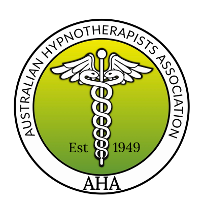 Logo for professional membership of Australian Hypnotherapy Association